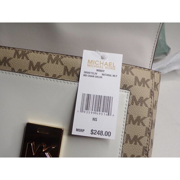 Michael Kors Mindy Chain Shoulder NWT - Picture 7 of 8